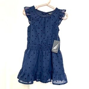 NWT Nautical Cinched Waist Toddler Dress: Size 18M